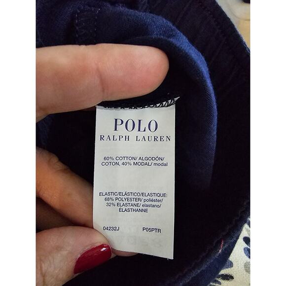 Polo Ralph Lauren Supreme Comfort Pajama Pant Size XL Navy Blue Pony Multi - Picture 5 of 7